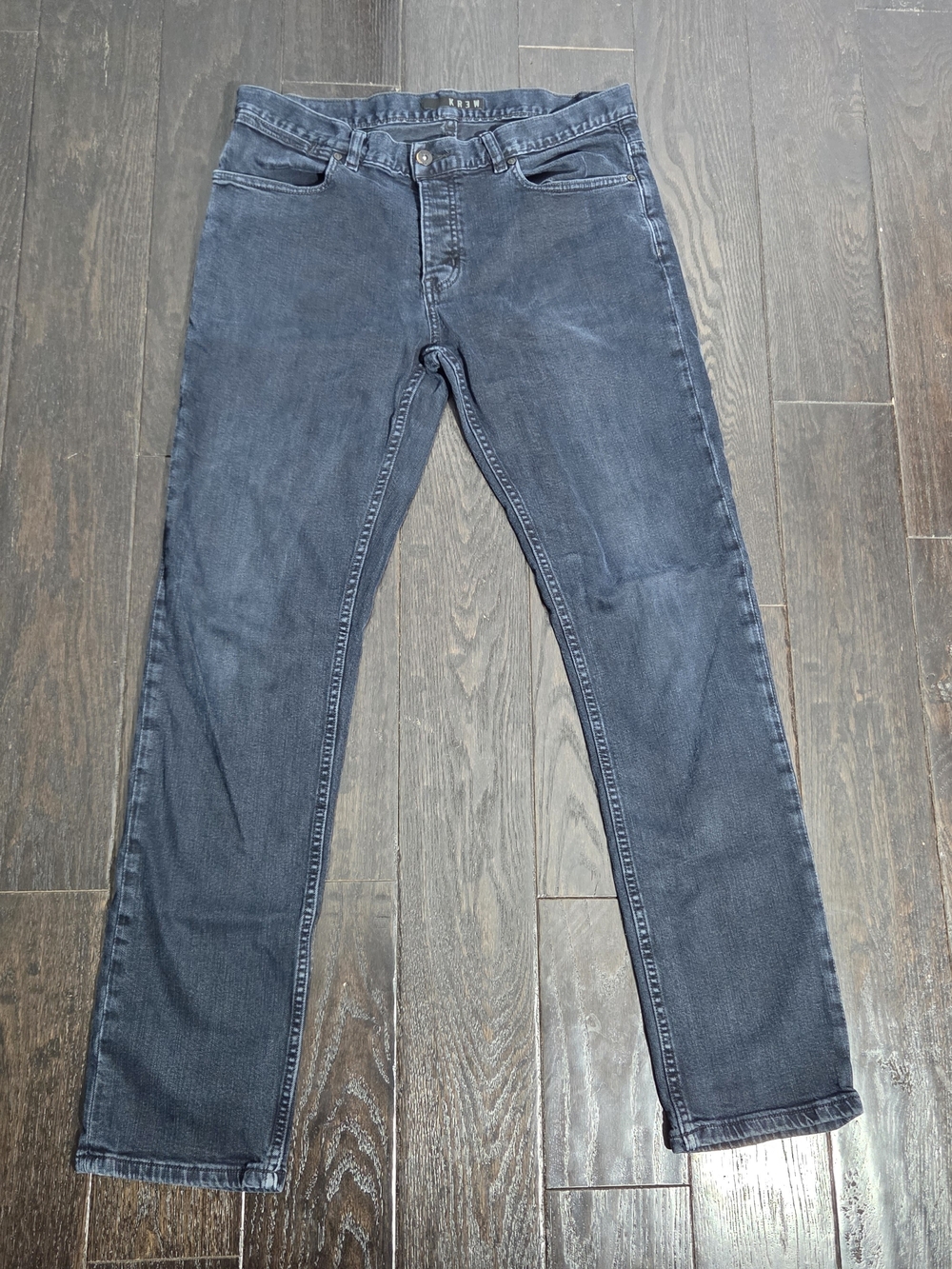 KREWE Slim Straight Dark Blue Jeans